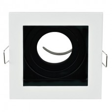 Σποτ Τετράγωνο Χωνευτό Κινητό Αλουμινίου Λευκό 92EL110SQ1